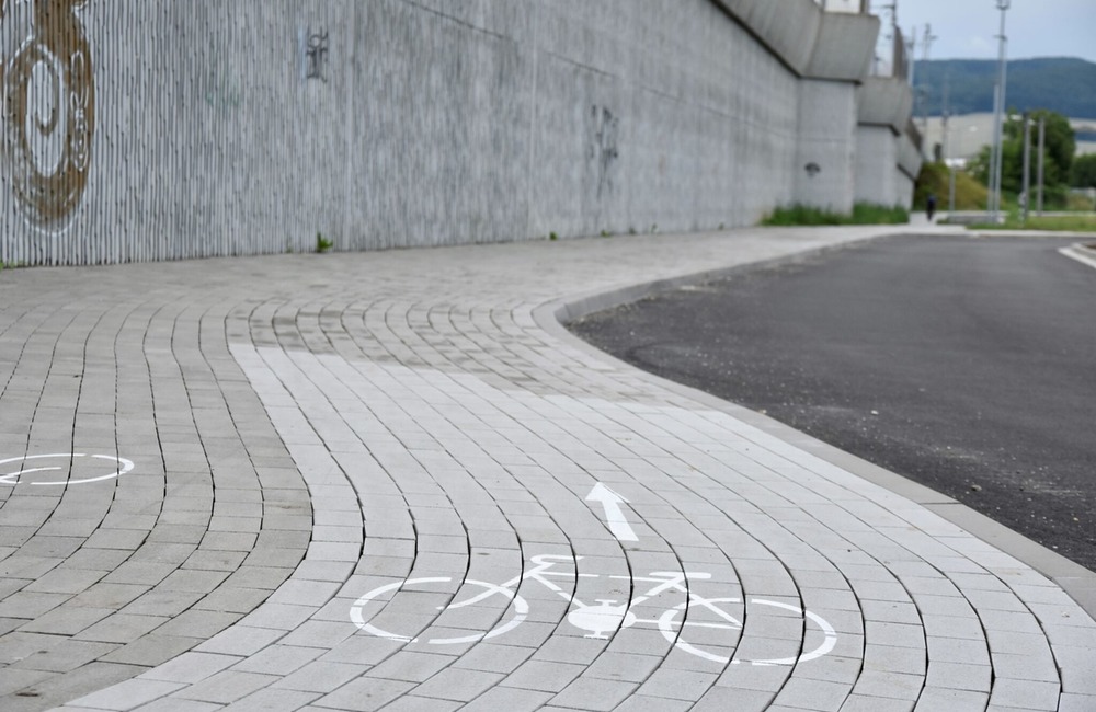 FOTO: Práce na novej trenčianskej cyklotrase sú hotové, foto 2