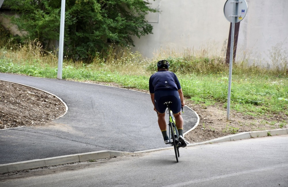 FOTO: Práce na novej trenčianskej cyklotrase sú hotové, foto 4