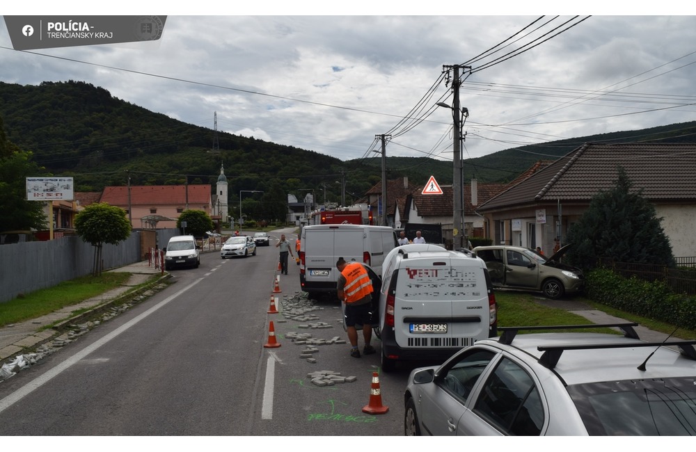 FOTO: Dopravná nehoda pri Partizánskom, foto 1