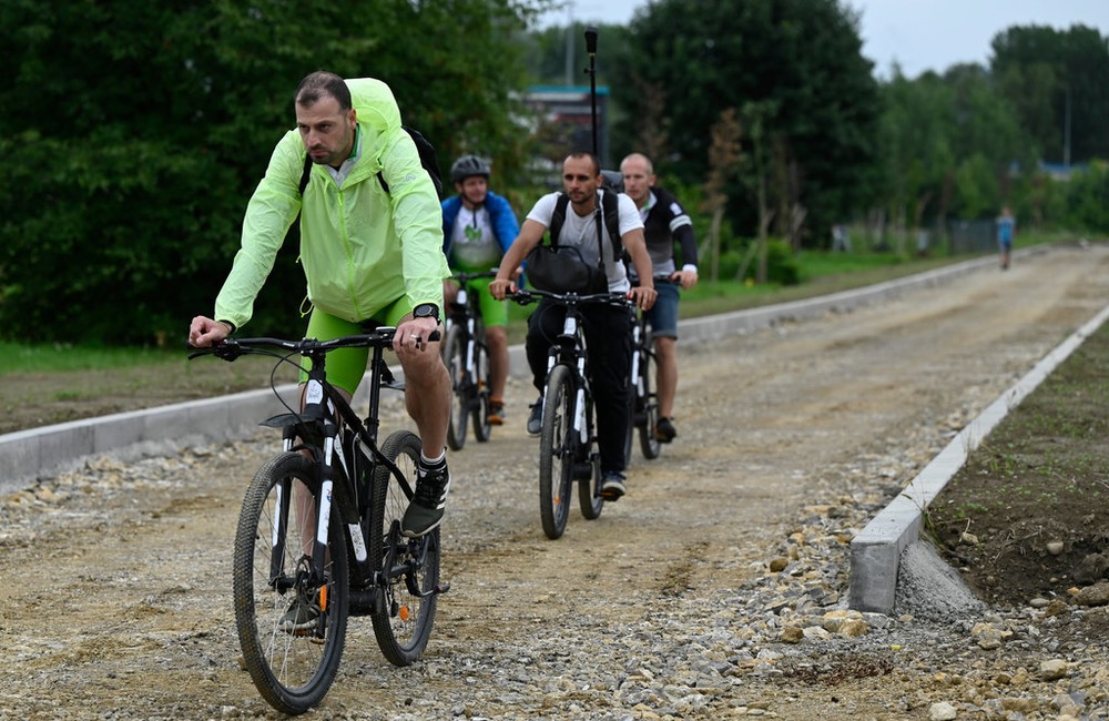 FOTO: Nový cyklomost spojí najväčšiu obec v kraji s Lednickou dolinou, foto 17