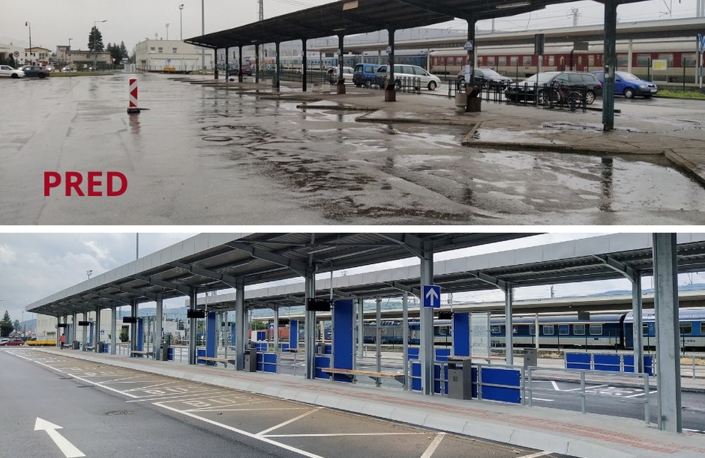 FOTO: Zábery pred a po modernizácii púchovskej autobusovej stanice, foto 1