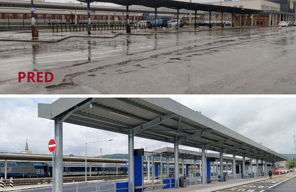 FOTO: Zábery pred a po modernizácii púchovskej autobusovej stanice, foto 2