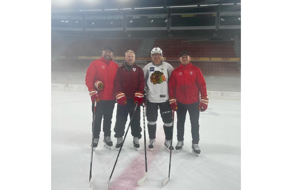 FOTO: Marián Hossa trénoval s HK Dukla Trenčín, foto 1