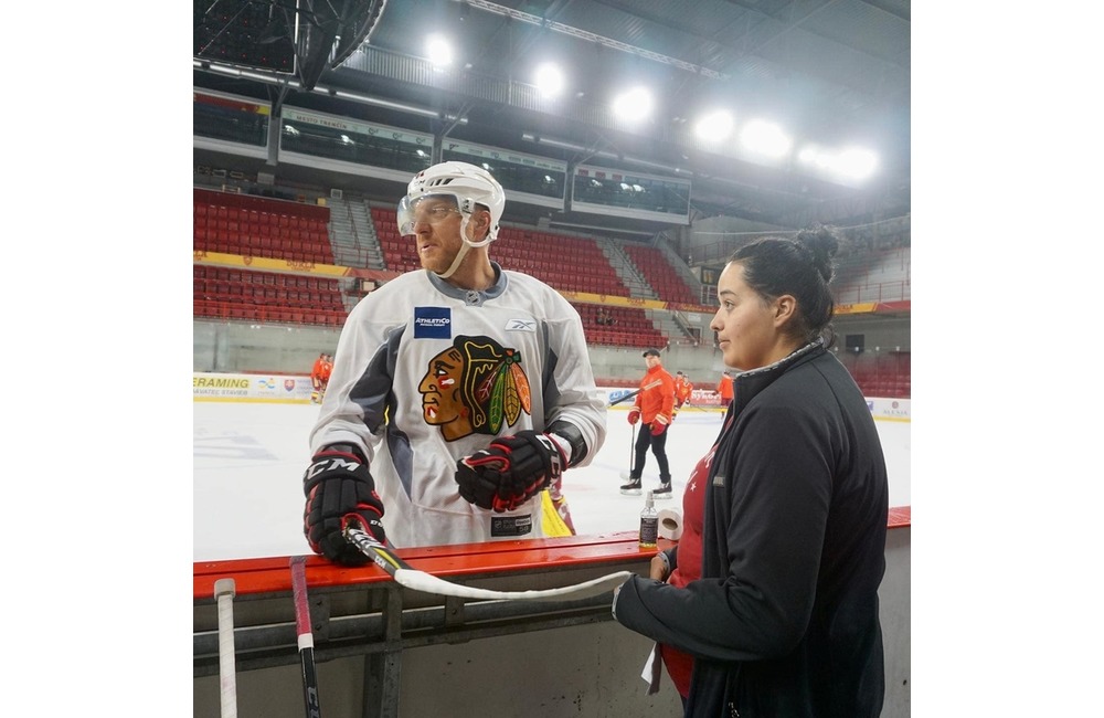 FOTO: Marián Hossa trénoval s HK Dukla Trenčín, foto 4