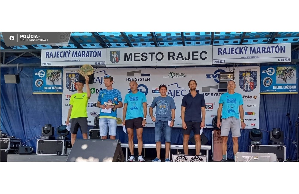 FOTO: Dubnický policajt vyhral zlatú medailu v Rajeckom maratóne, foto 3