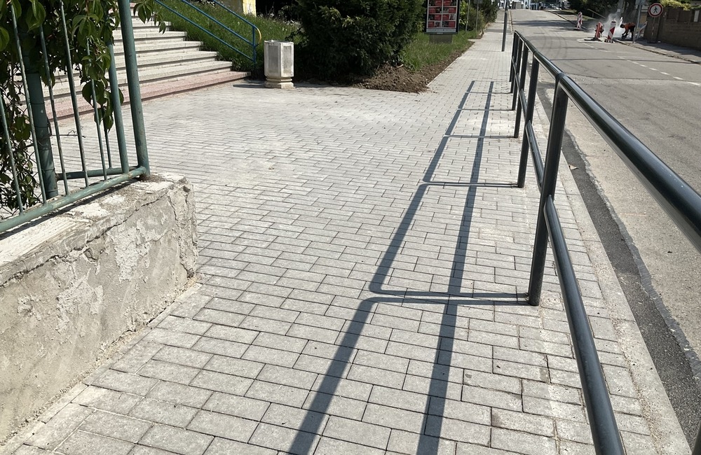 FOTO: Rekonštrukcia trenčianskych chodníkov, foto 8