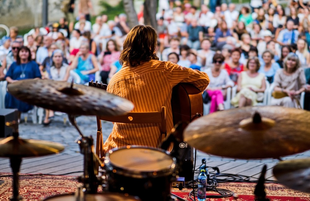 FOTO: Posledný Hudobný piknik tohto leta v Trenčíne odohral Matúš Oravec a blueberryband, foto 20