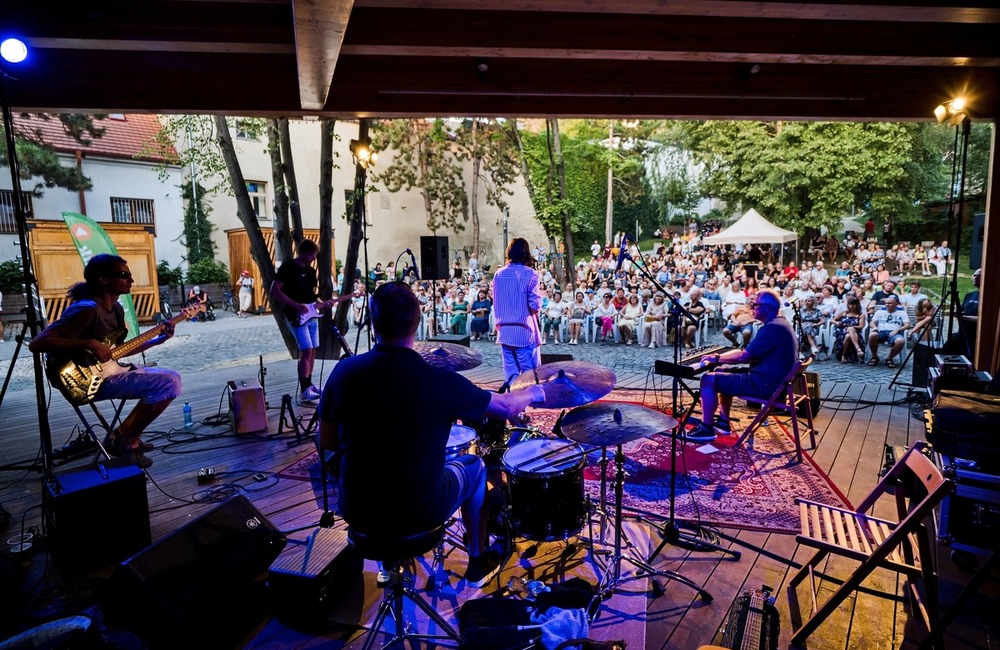 FOTO: Posledný Hudobný piknik tohto leta v Trenčíne odohral Matúš Oravec a blueberryband, foto 21
