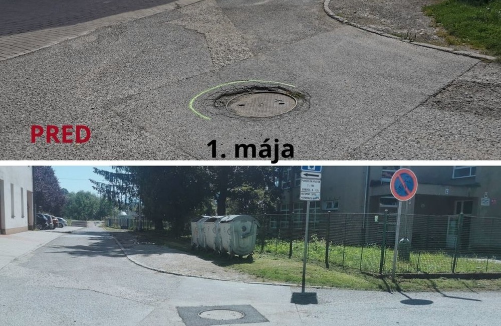 FOTO: Takto opravili vozovky v Púchove, foto 2