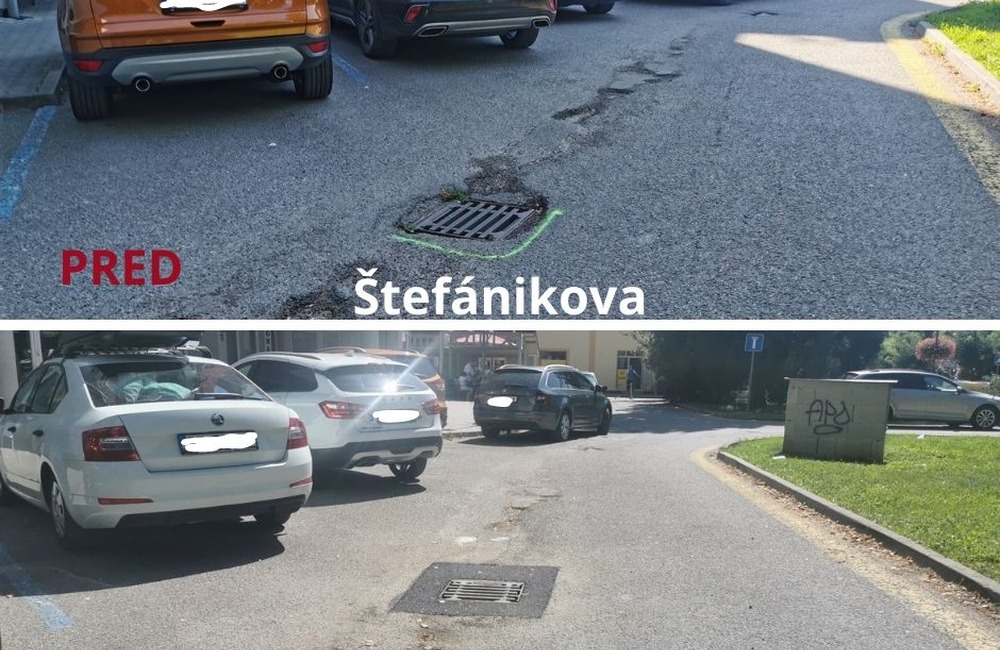FOTO: Takto opravili vozovky v Púchove, foto 4