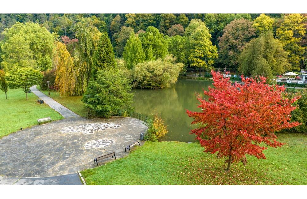 FOTO: Rozkvitnutá jeseň v kúpeľnom meste na Považí. Viete ako vznikli?, foto 5