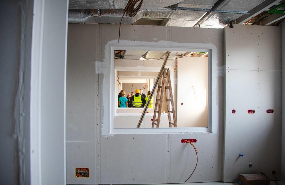 FOTO: Nové oddelenie bojnickej nemocnice získava svoje kontúry, foto 18