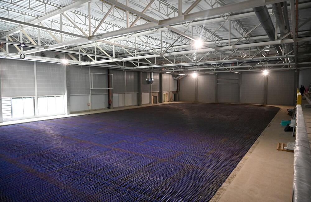 FOTO: Práce na hokejovej hale v Trenčíne postupne finišujú, foto 32