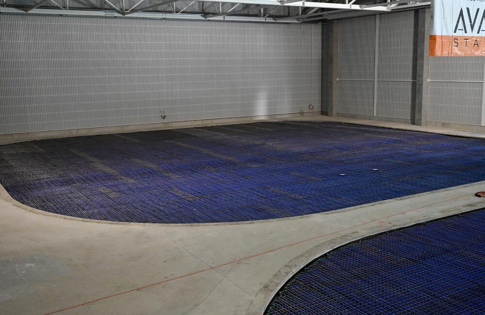 FOTO: Práce na hokejovej hale v Trenčíne postupne finišujú, foto 33