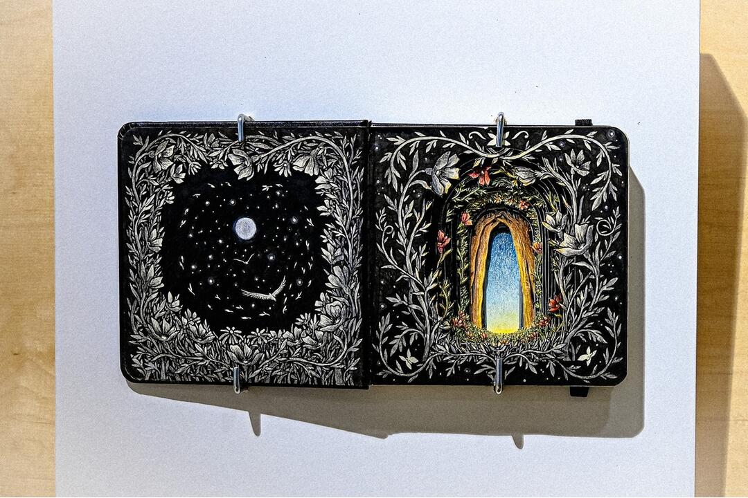 FOTO: Výstava Ukryté v knihách od výtvarníčky Isobelle Ouzman, foto 1