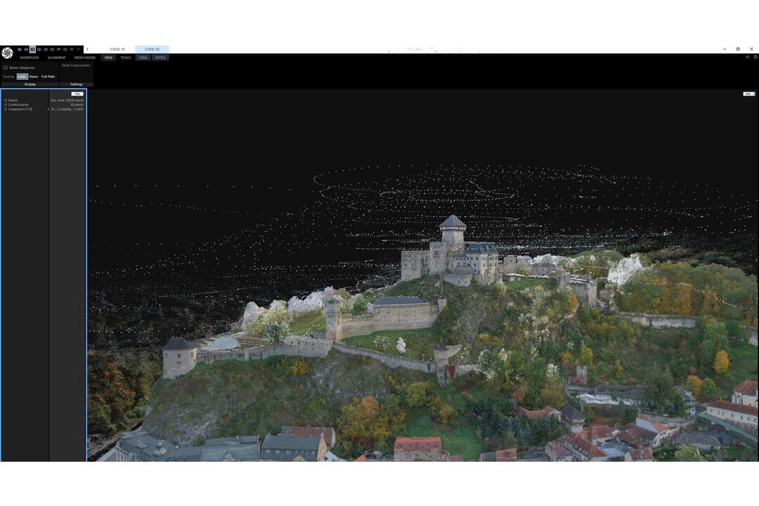 FOTO: Trenčiansky hrad má svoj podrobný 3D model, foto 3