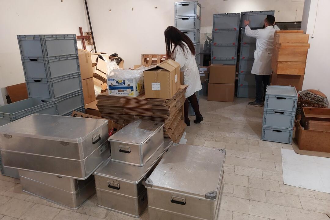 FOTO: Najznámejší slovenský zubor sa sťahuje. V sobotu opustí trenčiansky Župný dom, foto 1