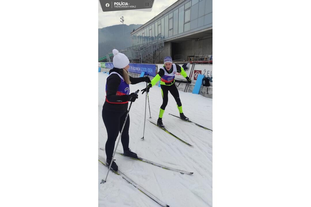 FOTO: Majstrovstvá Krajského riaditeľstva Policajného zboru v Trenčíne v brannom lyžovaní, foto 8