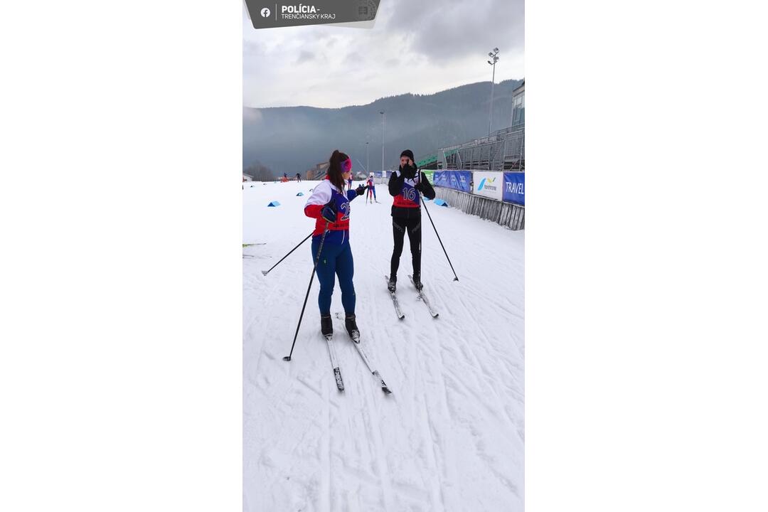 FOTO: Majstrovstvá Krajského riaditeľstva Policajného zboru v Trenčíne v brannom lyžovaní, foto 14