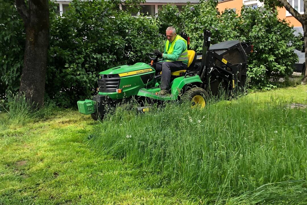 FOTO: V Trenčíne sa začalo celoplošné kosenie, foto 2