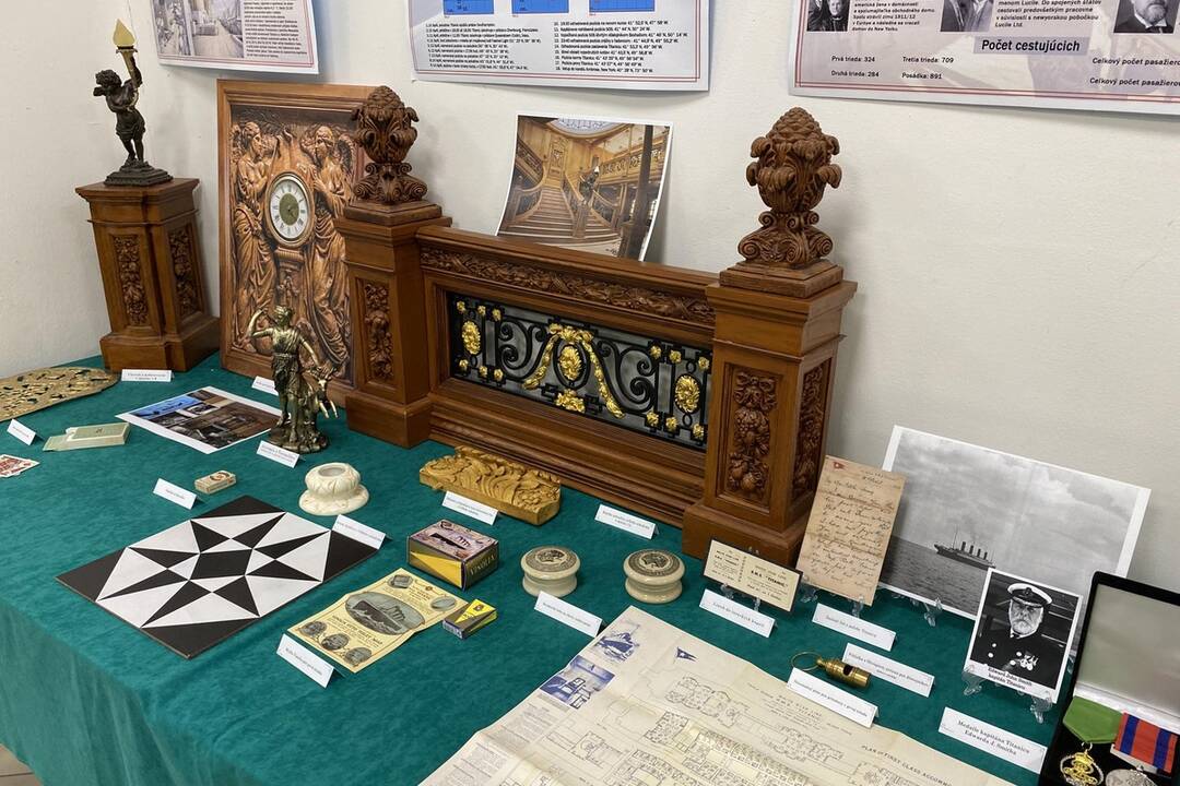 FOTO: Autentické predmety z Titanicu aj VR návšteva prvej triedy na výstave v Myjave, foto 7