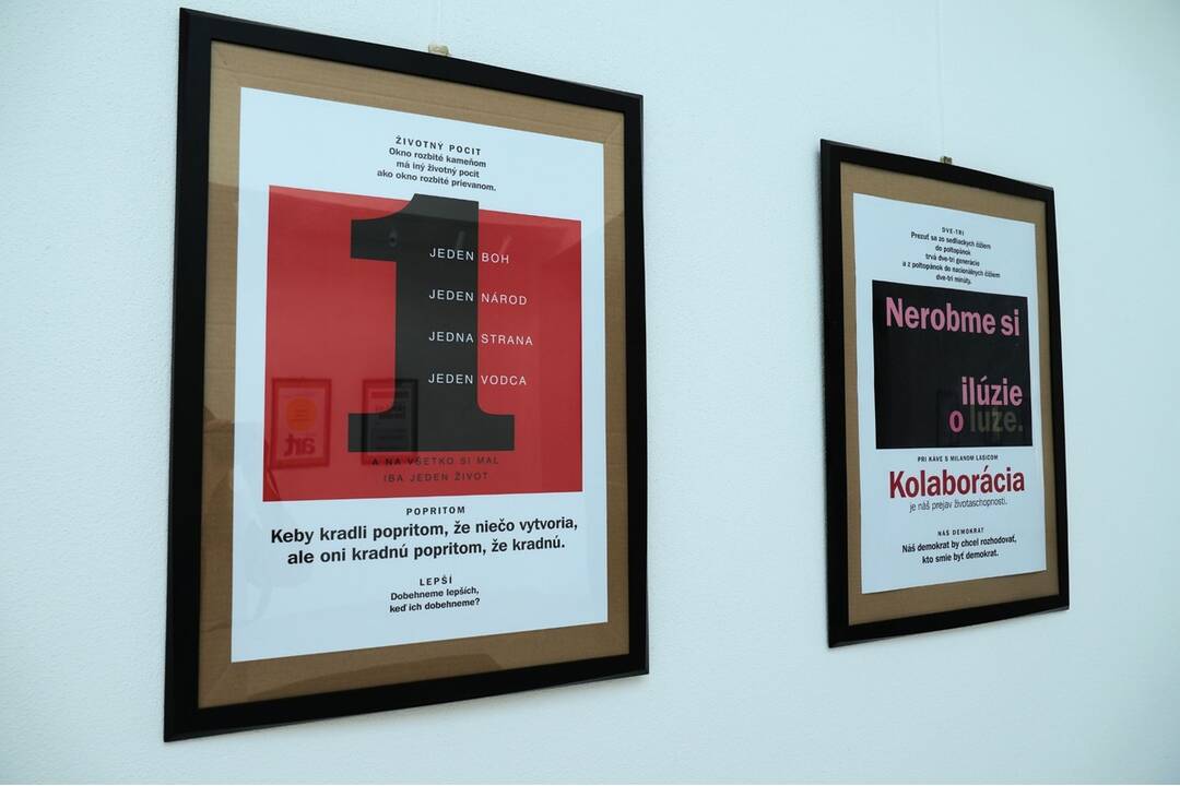 FOTO: Výstava Tomáša Janovica v kultúrnom centre Hviezda, foto 3