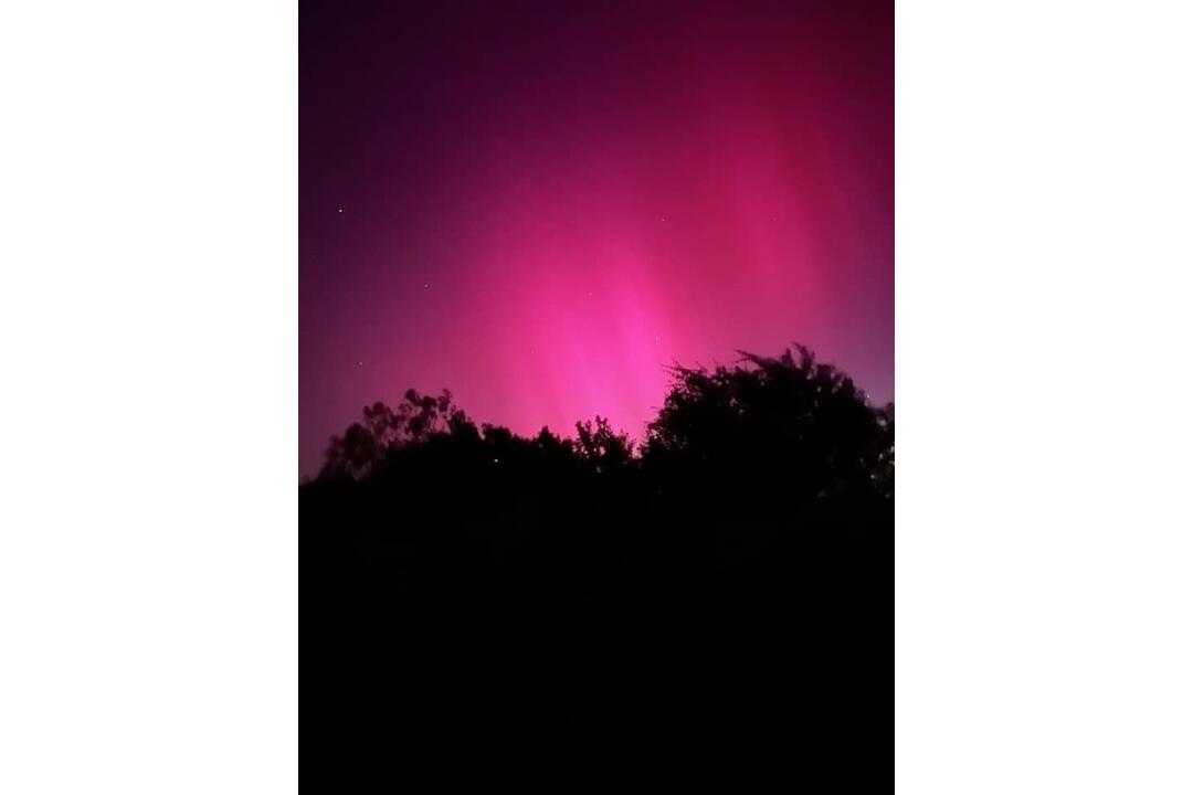 FOTO: Ako vyzerala polárna žiara v okolí Trenčína?, foto 3