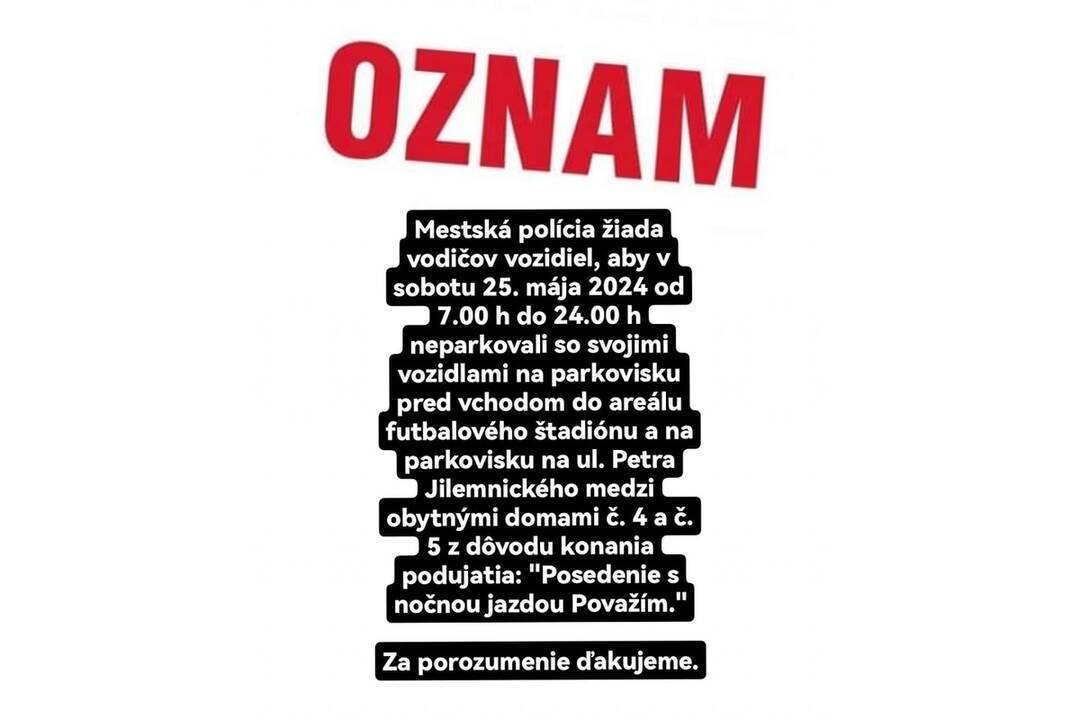 FOTO: Obmedzené parkovanie pred štadiónom , foto 3