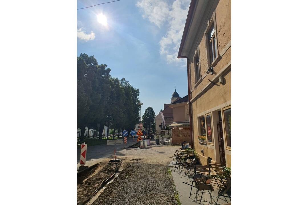 FOTO: Rekonštrukcia Hurbanovho námestia v Bojniciach, foto 2