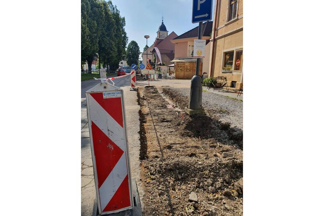 FOTO: Rekonštrukcia Hurbanovho námestia v Bojniciach, foto 1