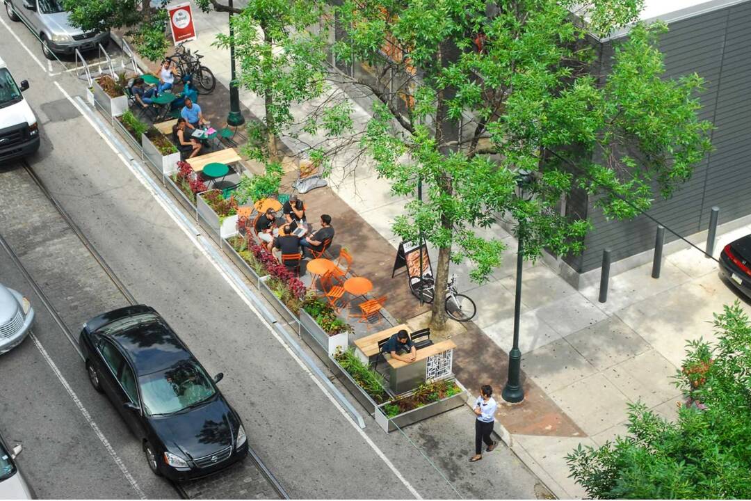 FOTO: Na Palackého ulici v Trenčíne bude prvý parklet, foto 3