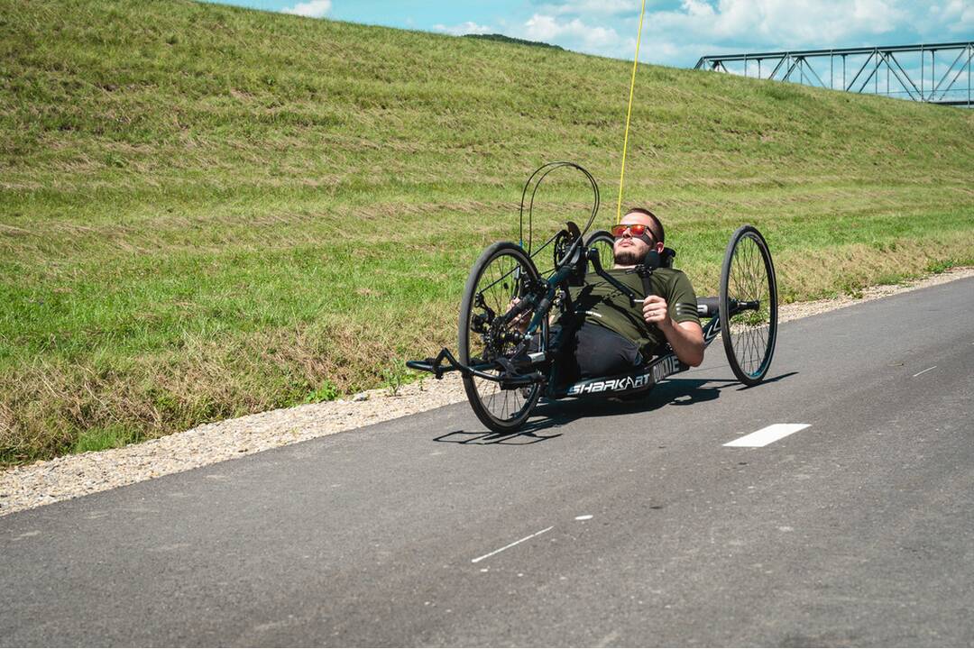 FOTO: Otvorenie nového úseku Vážskej cyklomagistrály, foto 7