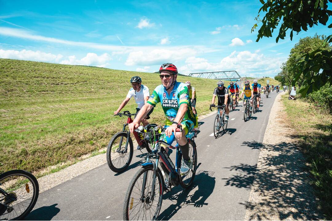 FOTO: Otvorenie nového úseku Vážskej cyklomagistrály, foto 10