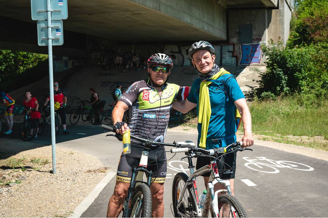 FOTO: Otvorenie nového úseku Vážskej cyklomagistrály, foto 15