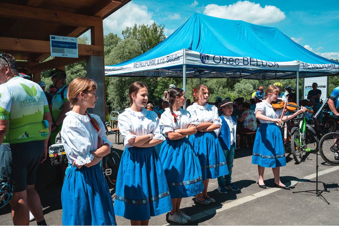 FOTO: Otvorenie nového úseku Vážskej cyklomagistrály, foto 37