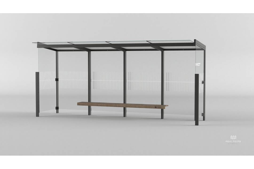 FOTO: Nové autobusové zastávky v Novom Meste nad Váhom, foto 4