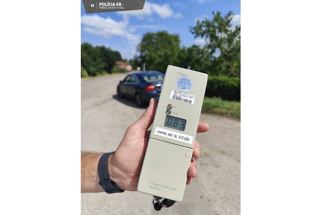 FOTO: Vodič nafúkal v poobedných hodinách 1,70 promile, foto 7