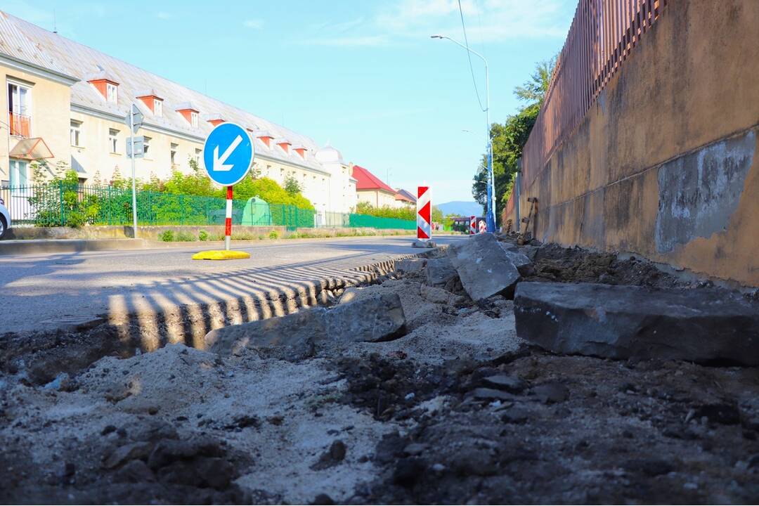FOTO: Oprava chodníka v Dubnici nad Váhom, foto 5