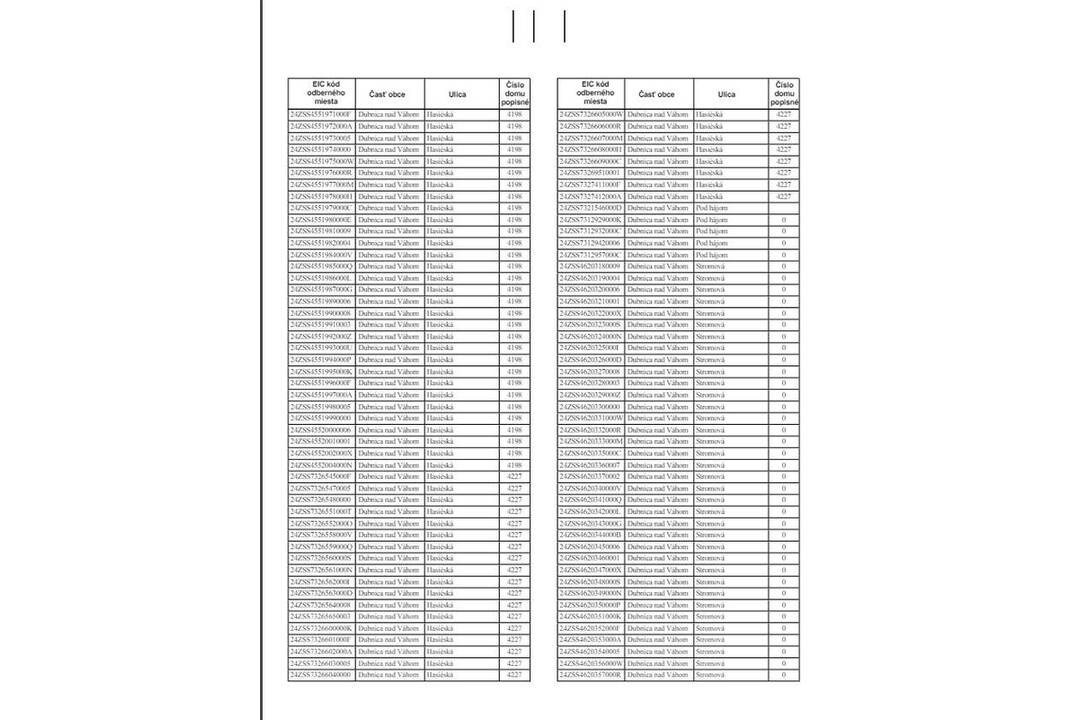 FOTO: Odstávky elektriny v Dubnici počas júla, foto 3
