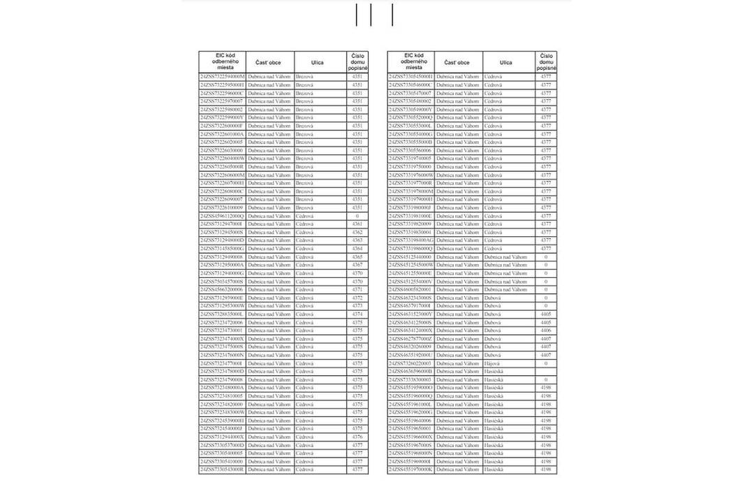FOTO: Odstávky elektriny v Dubnici počas júla, foto 2