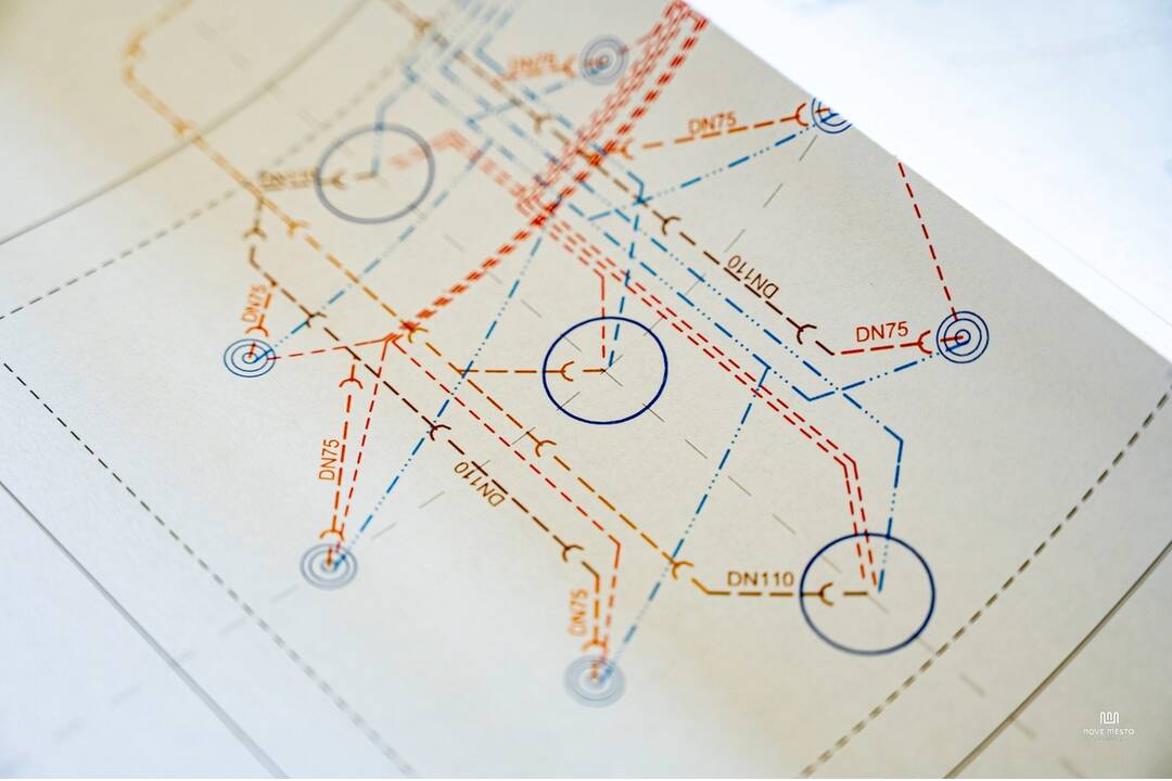 FOTO: Pôdorys novej dynamickej fontány v Novom Meste nad Váhom, foto 2