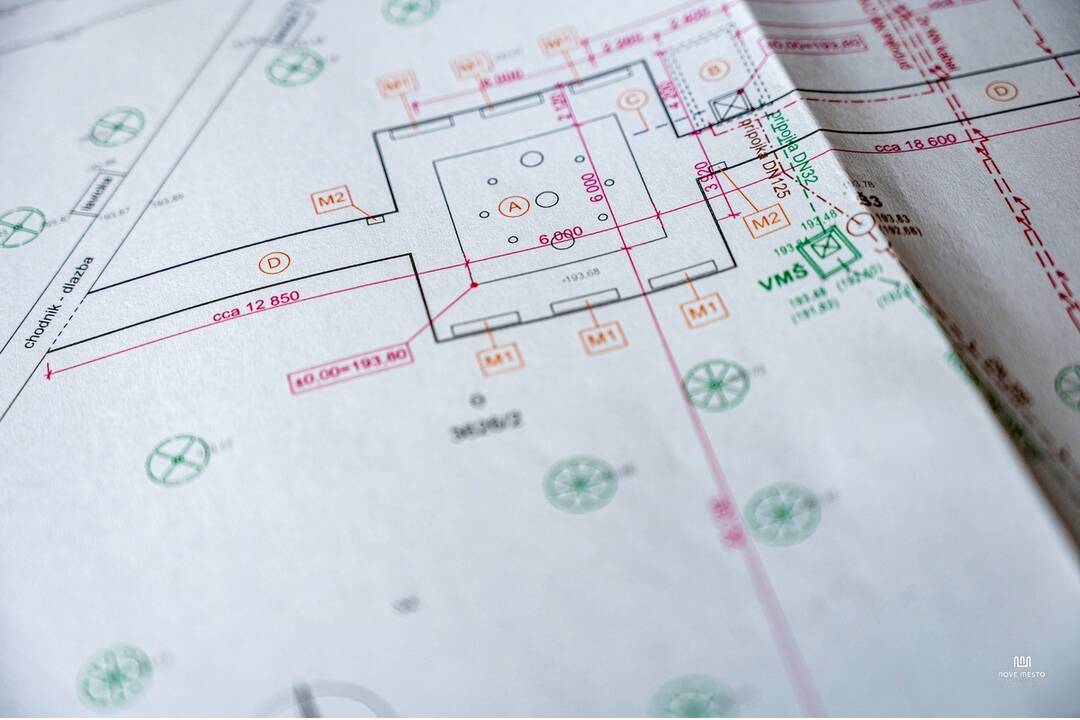 FOTO: Pôdorys novej dynamickej fontány v Novom Meste nad Váhom, foto 4