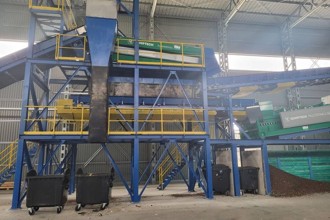 FOTO: V Partizánskom spustili novú triediacu linku na zmesový komunálny odpad, foto 2