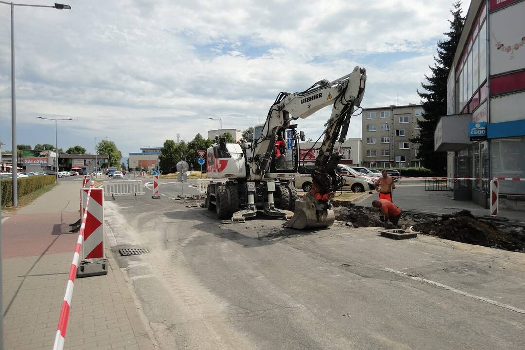 FOTO: Rekonštrukcia cesty v Partizánskom, foto 5