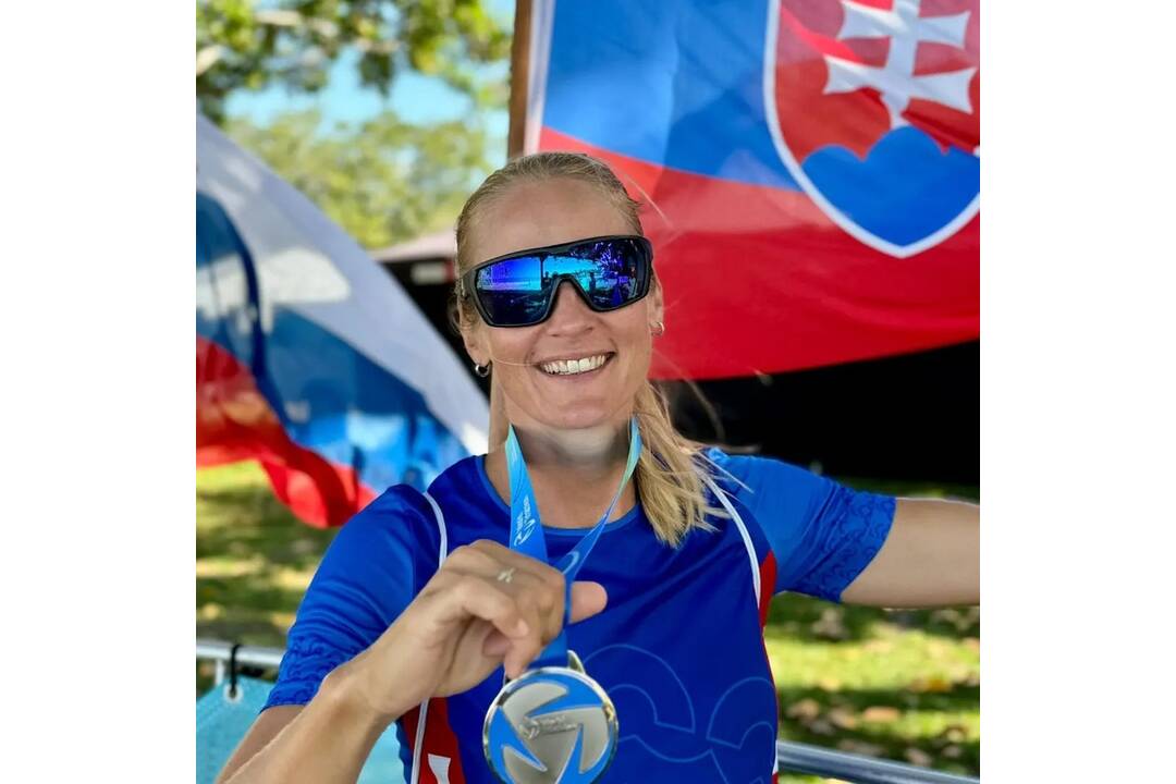 FOTO: Bánovčanka Kristína Néč-Lapinová vybojovala striebornú medailu na majstrovstvách sveta v triatlone, foto 1