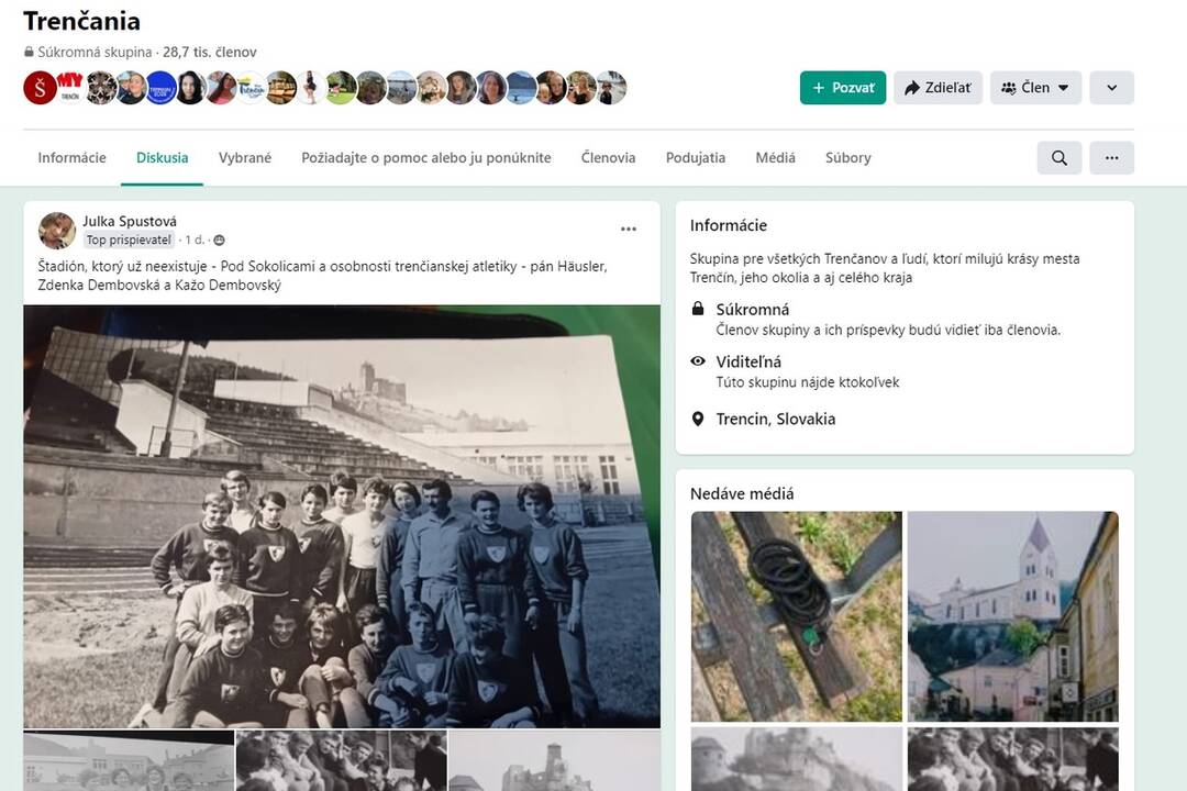 FOTO: Trenčania spomínali na dnes už neexistujúci štadión , foto 5