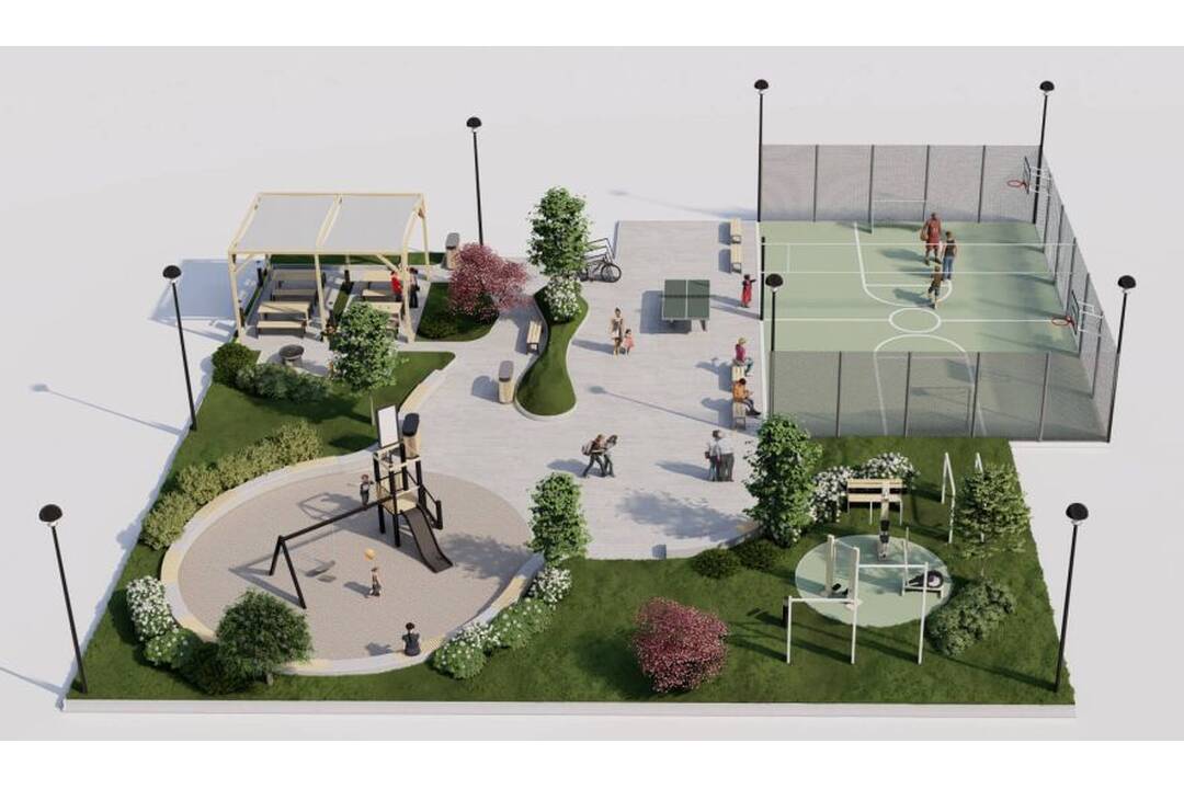 FOTO: Partizánske získa moderný mestský park Čistinka. Práce by mali začať na jar 2025, foto 4