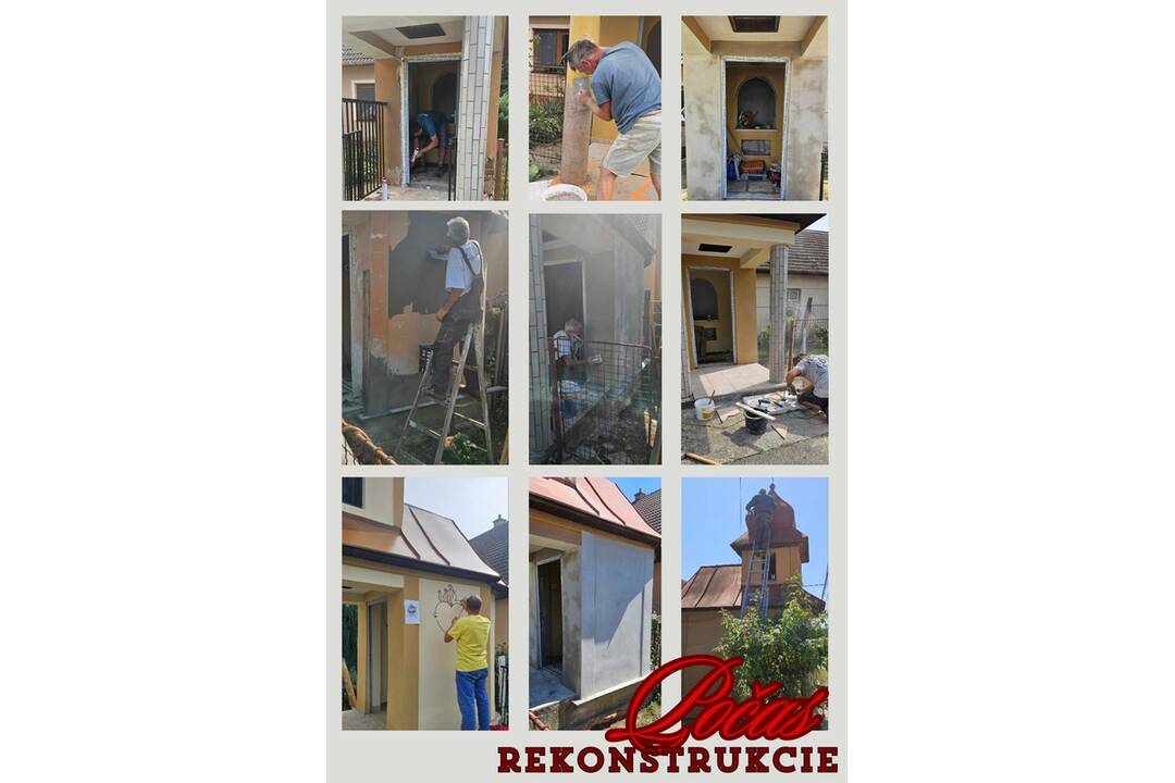 FOTO: Kaplnka v Klobušiciach pred a po rekonštrukcii, foto 2