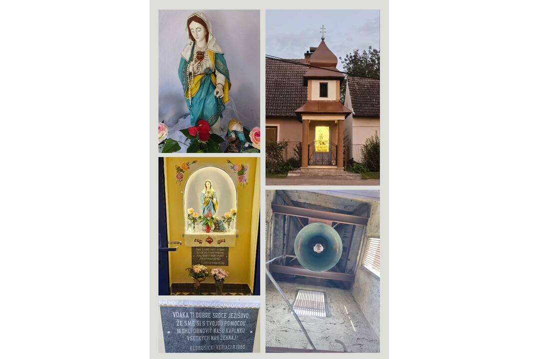 FOTO: Kaplnka v Klobušiciach pred a po rekonštrukcii, foto 3
