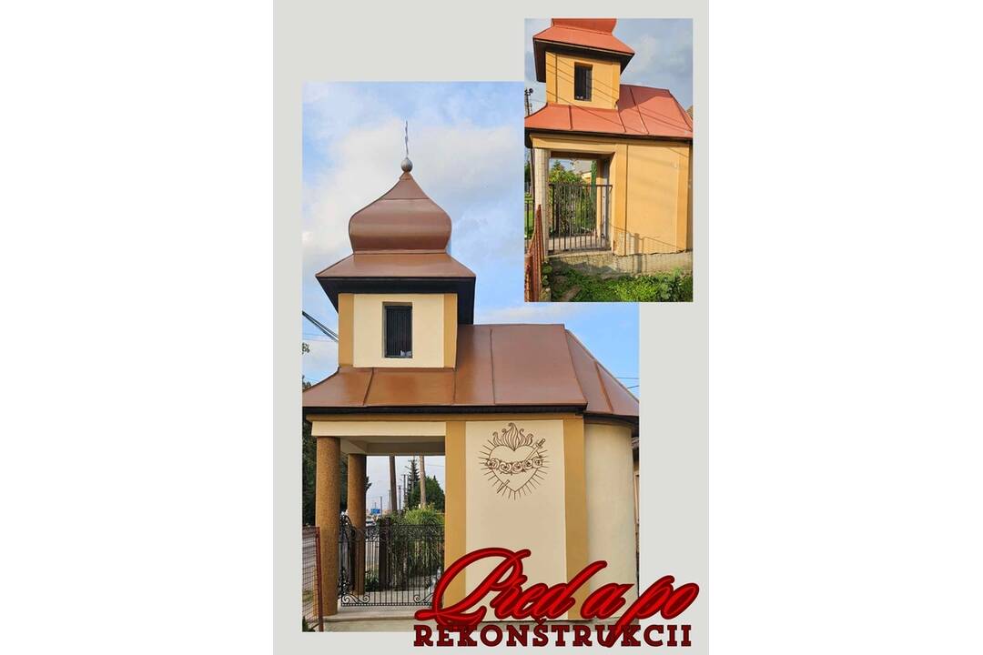 FOTO: Kaplnka v Klobušiciach pred a po rekonštrukcii, foto 5